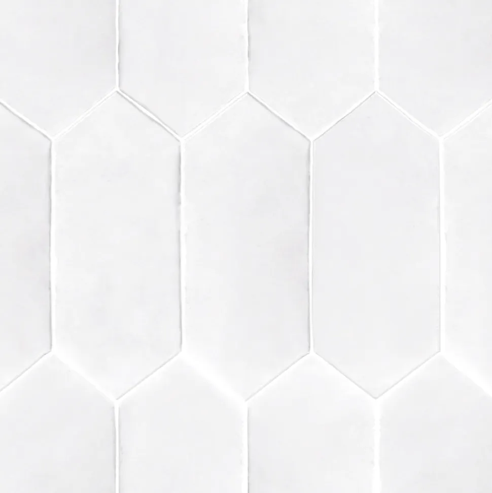 8 carreaux adhésifs décoratifs Vinyl Way 3D effet céramique blanc L.20 x L.20 cm x ep.1,3 mm Dada Art