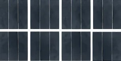 8 carreaux adhésifs décoratifs Vinyl Way 3D effet carreau noir L.20 x L.20 cm x ep.1,3 mm Dada Art