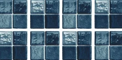8 carreaux adhésifs décoratifs Vinyl Way 3D effet carreau bleu L.20 x L.20 cm x ep.1,3 mm Dada Art