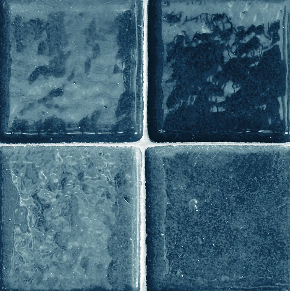 8 carreaux adhésifs décoratifs Vinyl Way 3D effet carreau bleu L.20 x L.20 cm x ep.1,3 mm Dada Art