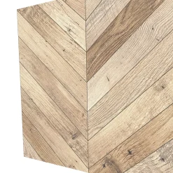 8 carreaux adhésifs décoratifs Vinyl Way 3D aspect chevrons en bois L.20 x L.20 cm x ep.1,3 mm Dada Art