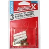 3 crochets de fixation pour parois creuses
