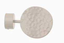 1 EMBOUT MÉDAILLON - BLANC LAQUÉ - DIAMÈTRE 28