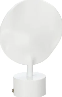 1 EMBOUT MÉDAILLON - BLANC LAQUÉ - DIAMÈTRE 28