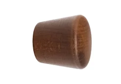 2 EMBOUTS TROMPETTE - DÉCOR CHÊNE - DIAMÈTRE 35