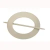 1 EMBRASSE PVC OVALE POUR RIDEAU COULEUR LIN