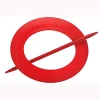 1 EMBRASSE PVC OVALE - ROUGE GLOSSY