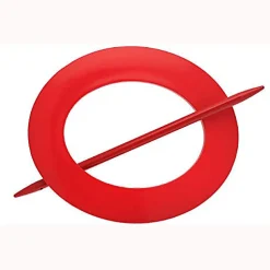 1 EMBRASSE PVC OVALE - ROUGE GLOSSY