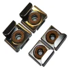 4 fixations en U pour miroir L.1,7 x H.3,9cm chromées MPglass