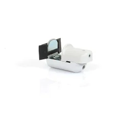 2 Fixations sans perçage universelles & réglables pour câbles de store - Blanc