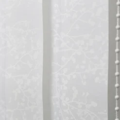 5 lamelles verticales orientables 89mm pour store californien motif arbre sans chaînette H.260cm, Madeco