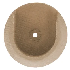 2 naissances support tringle à rideau bois de hêtre beige Ø20/28mm Mobois