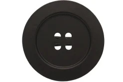 2 PINCES BOUTON POUR RIDEAU COULEUR NICKEL NOIR