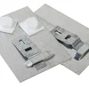 2 plaques de fixation pour miroir en métal L.10 x l.8cm Mpglass