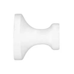 2 porte embrasses à rideau bois de hêtre blanc mat L.30mm Mobois