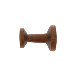 2 porte embrasses rideau bois de hêtre chêne foncé L.52mm Mobois