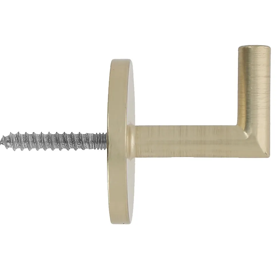 2 porte embrasses rideau métal doré mat L.33,5mm Mobois