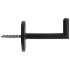 2 porte embrasses rideau métal noir mat L.53,5mm Mobois