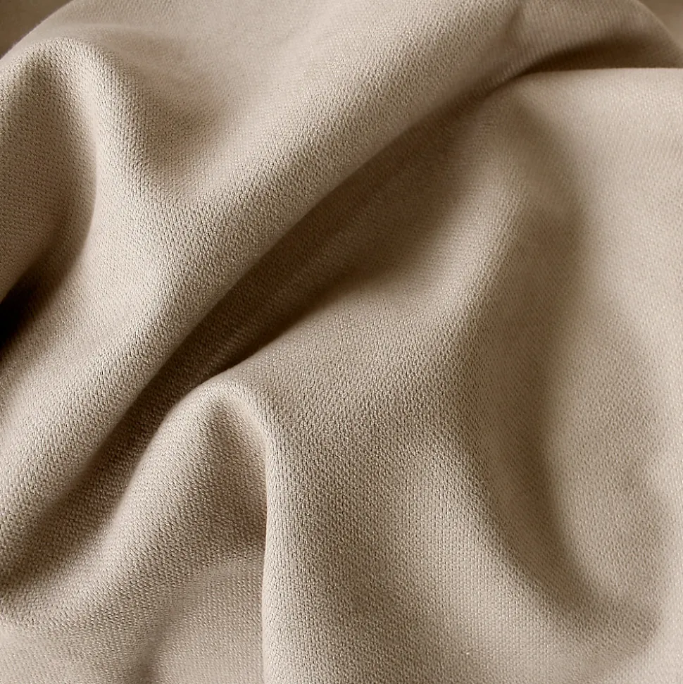 2 rideaux thermique à œillets, beige naturel, 135x240cm, doublure polaire, collection Nordica, CMADECO