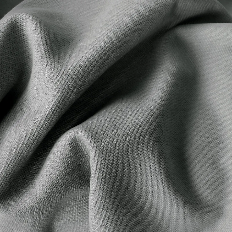 2 rideaux thermique à œillets, gris béton, 135x240cm, doublure polaire, collection Nordica, CMADECO