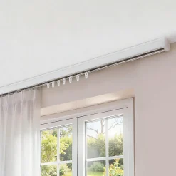 20 roulements coulissants universels pour rail à rideau Nisis GoodHome blanc