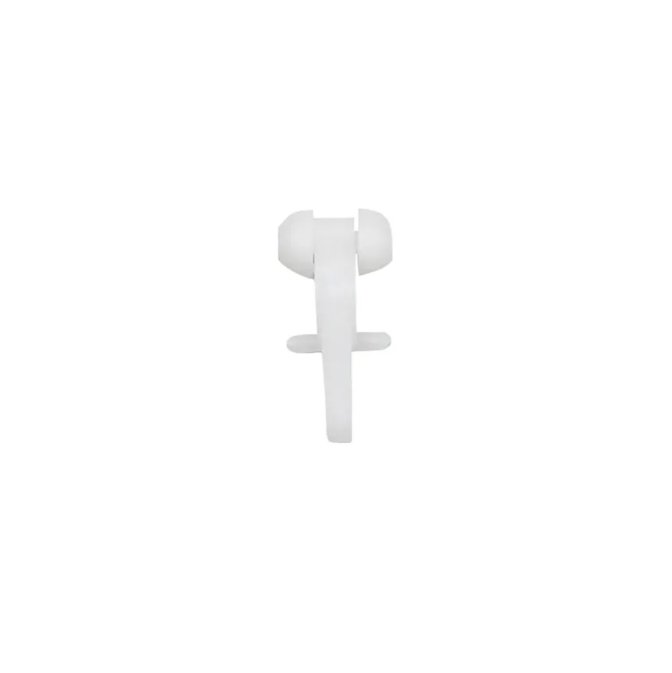 20 roulements coulissants universels pour rail à rideau Nisis GoodHome blanc