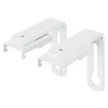 2 supports pour rail simple Millet blanc GoodHome