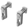 2 Supports sans perçage Nisis Goodhome blanc