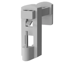 2 Supports sans perçage Nisis Goodhome blanc