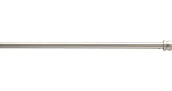 1 TRINGLE RONDE - CHROME SATINE - 70-110CM - DIAMETRE 7