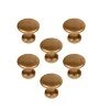 6 Un. poignées de meuble en bronze vieilli tiroir classique - diamètre 25MM