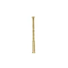 2 vis relieuses sectionnables acier ⌀7 mm H. 7 x L.60 mm doré