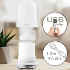 AD13 Diffuseur d'arômes Brumisateur d'Huiles essentielles Purificateur d'air Naturel Aromathérapie Bien être Relaxation Duronic