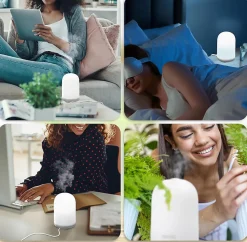 AD13 Diffuseur d'arômes Brumisateur d'Huiles essentielles Purificateur d'air Naturel Aromathérapie Bien être Relaxation Duronic