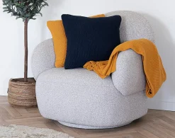 Adrano - plaid - 130x170 cm - en coton recyclé - Lisa Design