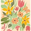Affiche " Garden show " multicouleurs l.30 x H.40 cm Dada Art