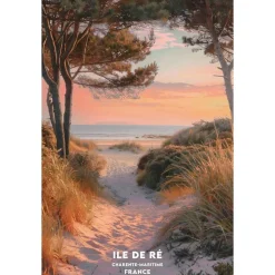 Affiche - Ile de Ré - Posters de nos Régions - Format A2 - Très Grand 59,4cm x 42cm