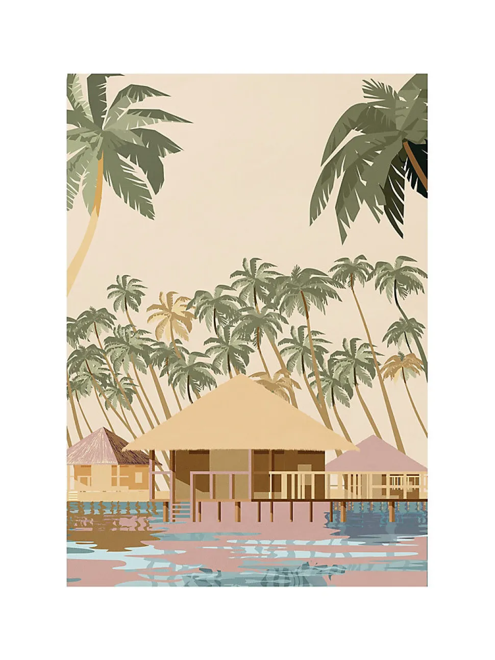 Affiche Aloha Dada Art L.40 x l.30 cm