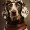 Affiche chien aviateur l.30 x H.40 cm Dada Art