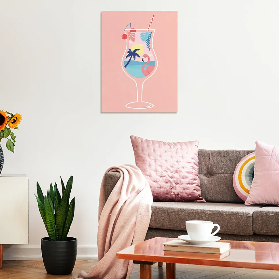 Affiche cocktail Dada Art l.30 x H.40 cm