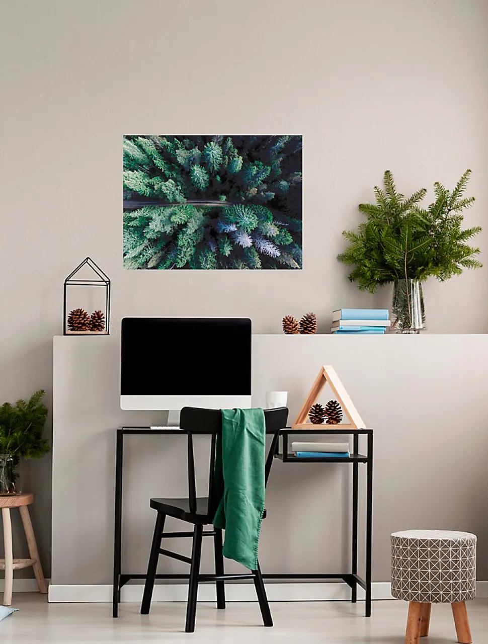Affiche décorative Foret l.60 x H.80 cm
