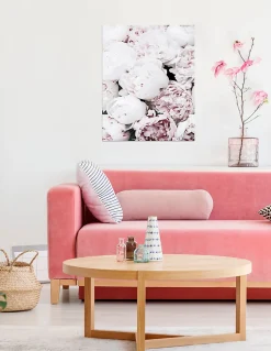Affiche décorative pivoine l.40 x H.50 cm