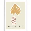 Affiche encadrée Jardin d'été 50x70cm