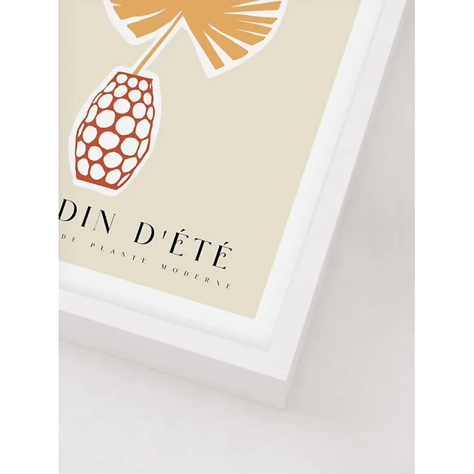 Affiche encadrée Jardin d'été 50x70cm