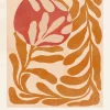 Affiche Exhibition orange Dada Art l.30 x H.40 cm