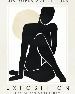 Affiche exposition " les musées dans l'art " l.40 x H.50 cm Dada Art