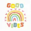 Affiche good vibes l.24 x l.30 cm Dada Art