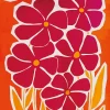 Affiche grosses fleurs roses l.30 x H.40 cm Dada Art