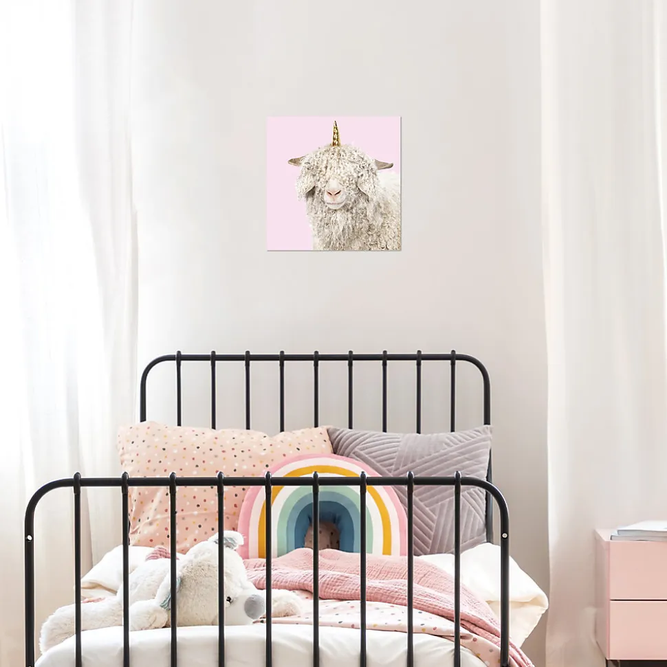 Affiche lama licorne l.24 x l.30 cm Dada Art