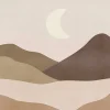 Affiche lune dunes Dada Art l.30 x H.40 cm